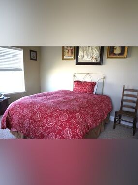 Twin Duvet Cover Ralph Lauren Cold Spring Red Italy Floral French Country